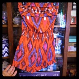 Bebe Romper. Multi-color